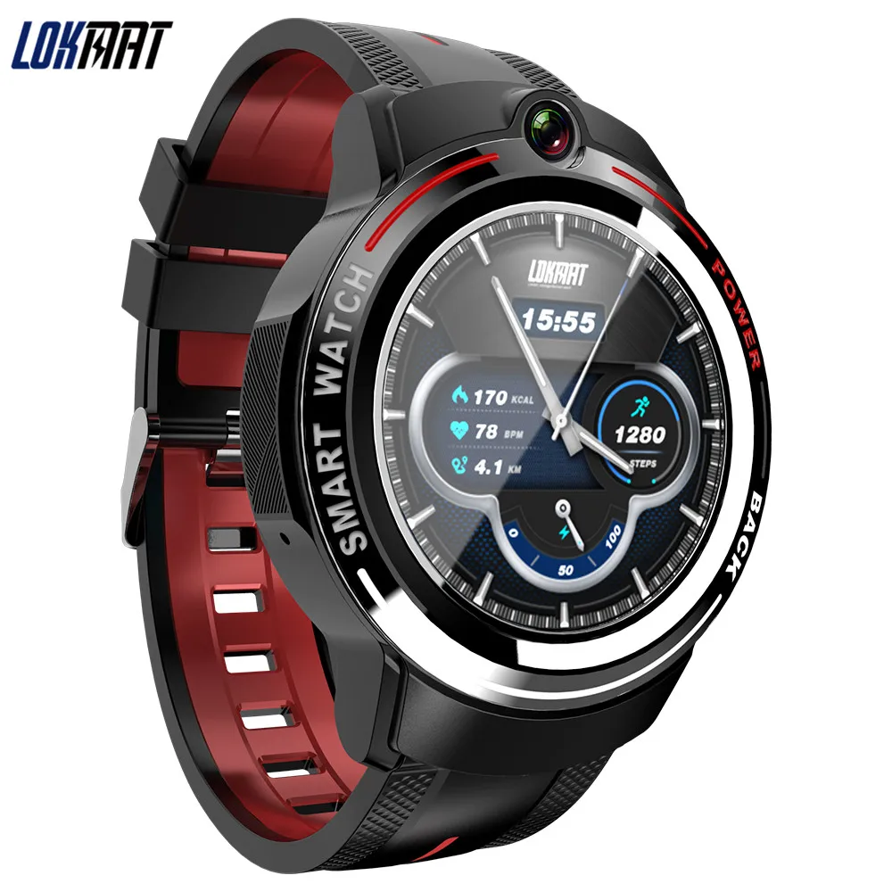 

Smart Watch 2021 New LOKMAT APPLLP 3 4G Smart Watch With Dual Camera GPS WiFi Calling Speaker Mobile Phone Android Smart Watch