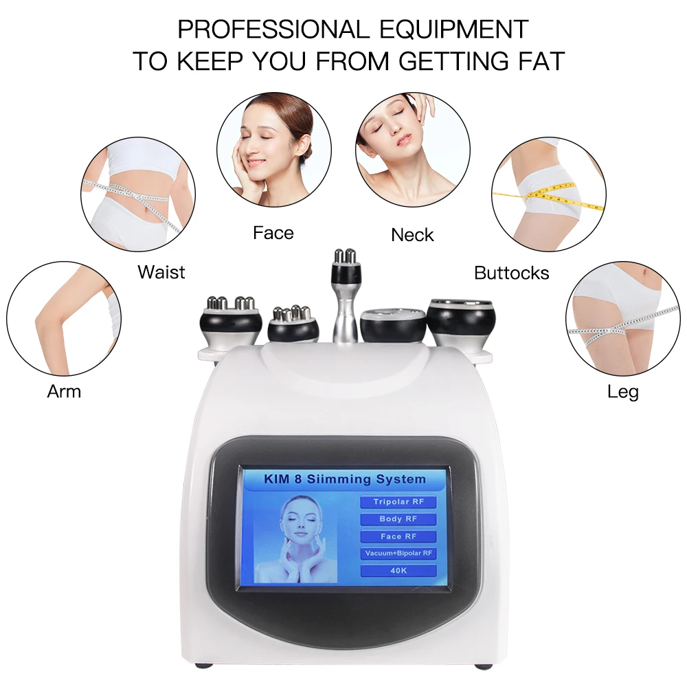 

5 in 1 ultrasonic cavitation rf slimming machine cavitation 5 in 1