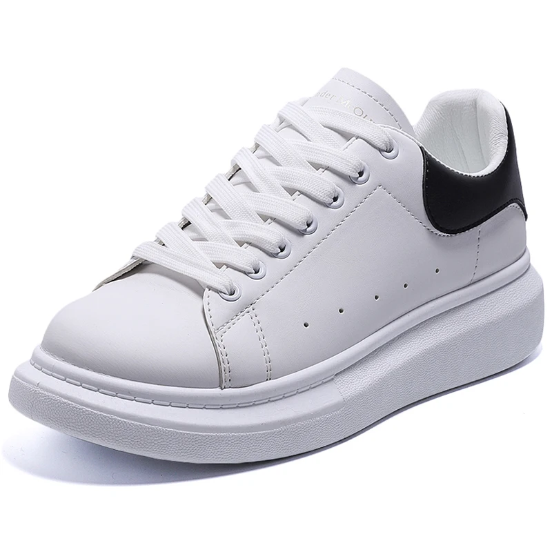 

Hot Sale Wholesale Low Price Good Casual Men's Sports Little White Shoes Couple shoes, White and black,white