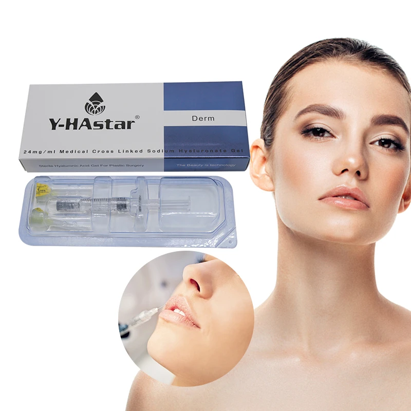 

Inject dermal filler hyaluronic acid Super Derm Line 1ML Lip Fillers, Transparent