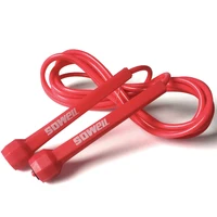 

Gym Equipment Long neck Customized Logo Print Skipping Jump Rope with plastic handle Fitness Exercises