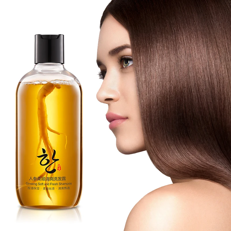 

TSOSK ginseng soft oil control shampoo shampoo treatment argan oil hair Professional growth shampoo sulfate-free