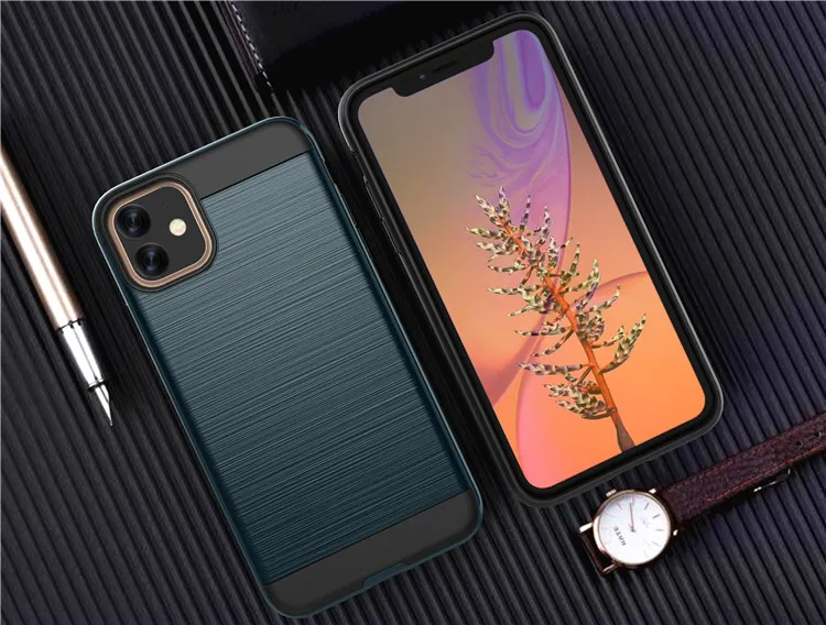 Armor phone case For iPhone 11 Pro Max Army PC TPU Hybrid Cellphone Cover