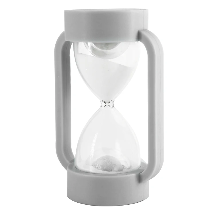 Hourglass plastic portable color changing led night