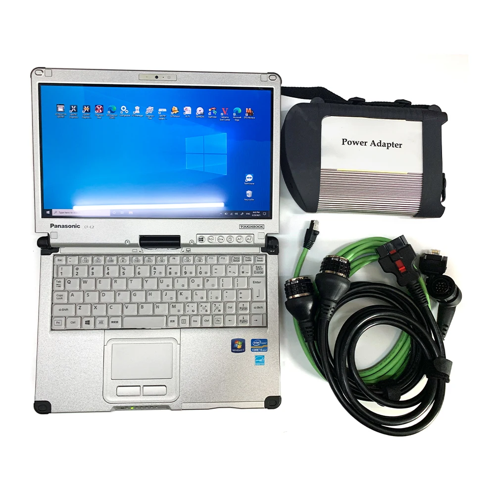 

Diagnostic Tool For MB SD Connect C4 Star Diagnostic Tool Plus Toughbook CF-C2 Laptop I5 8G With Vediamo And DTS Engineering
