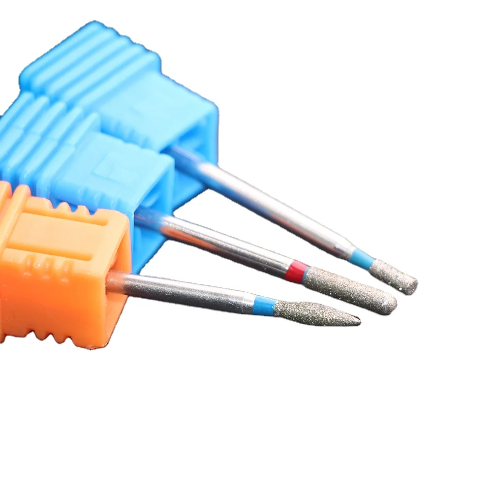 

Nail Drill Bits Diamond Plastic Box Yaqin Nail Tools 100 Pcs