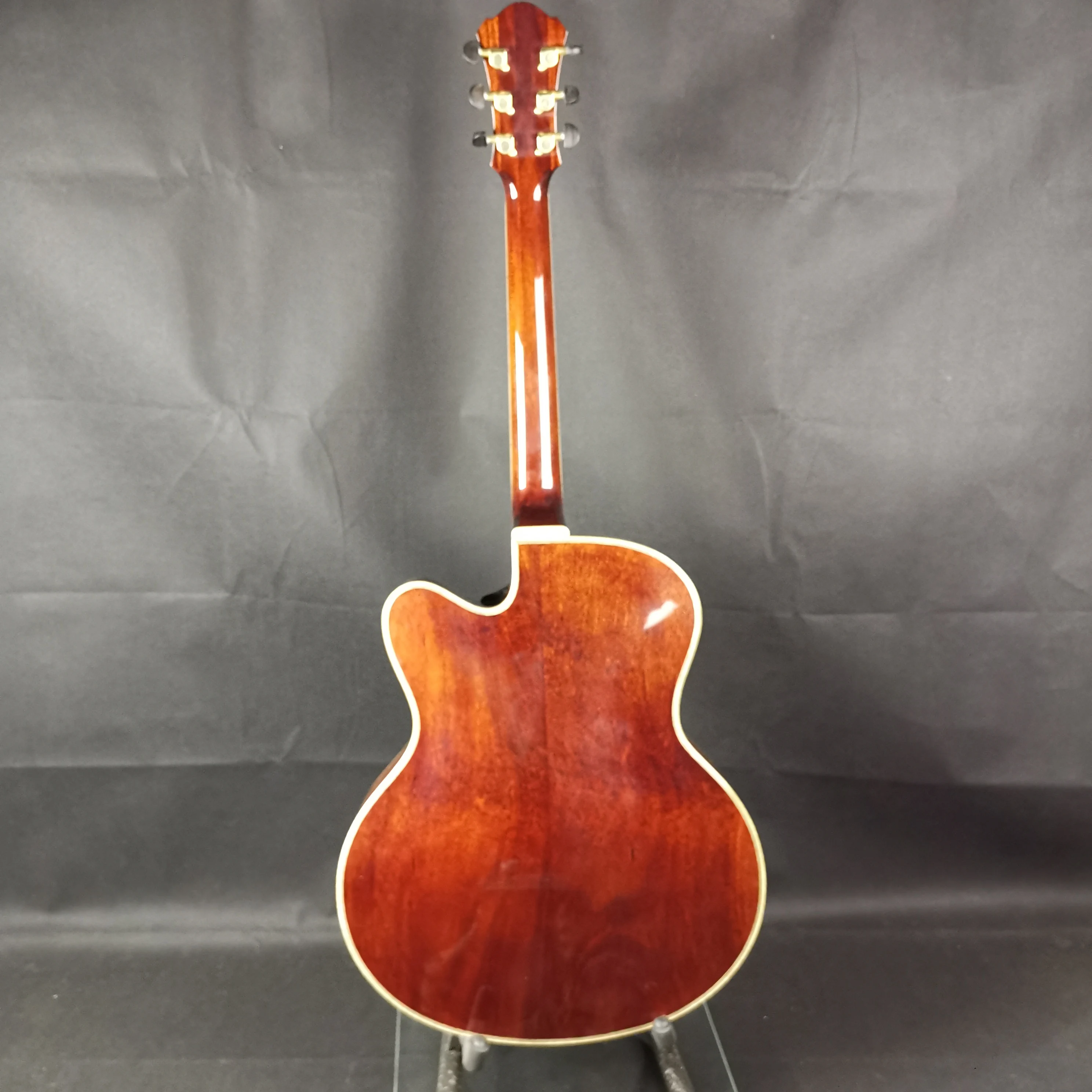 

Brown jazz guitars are handmade in high quality