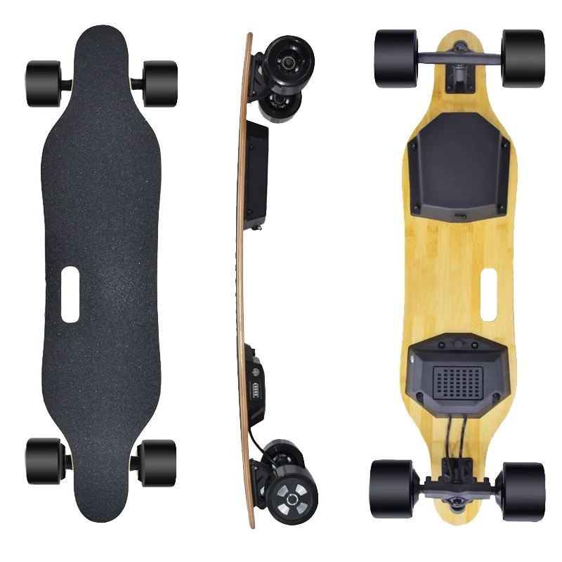 Dropshipping Quick time cheap price RUR single hub motor electric skateboard longboard with remote controller, Customized color