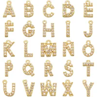 

Manufactory Topmatop Hip Hop Jewelry 26 Letters Alphbet Beads Pendant for Necklace or Bracelet