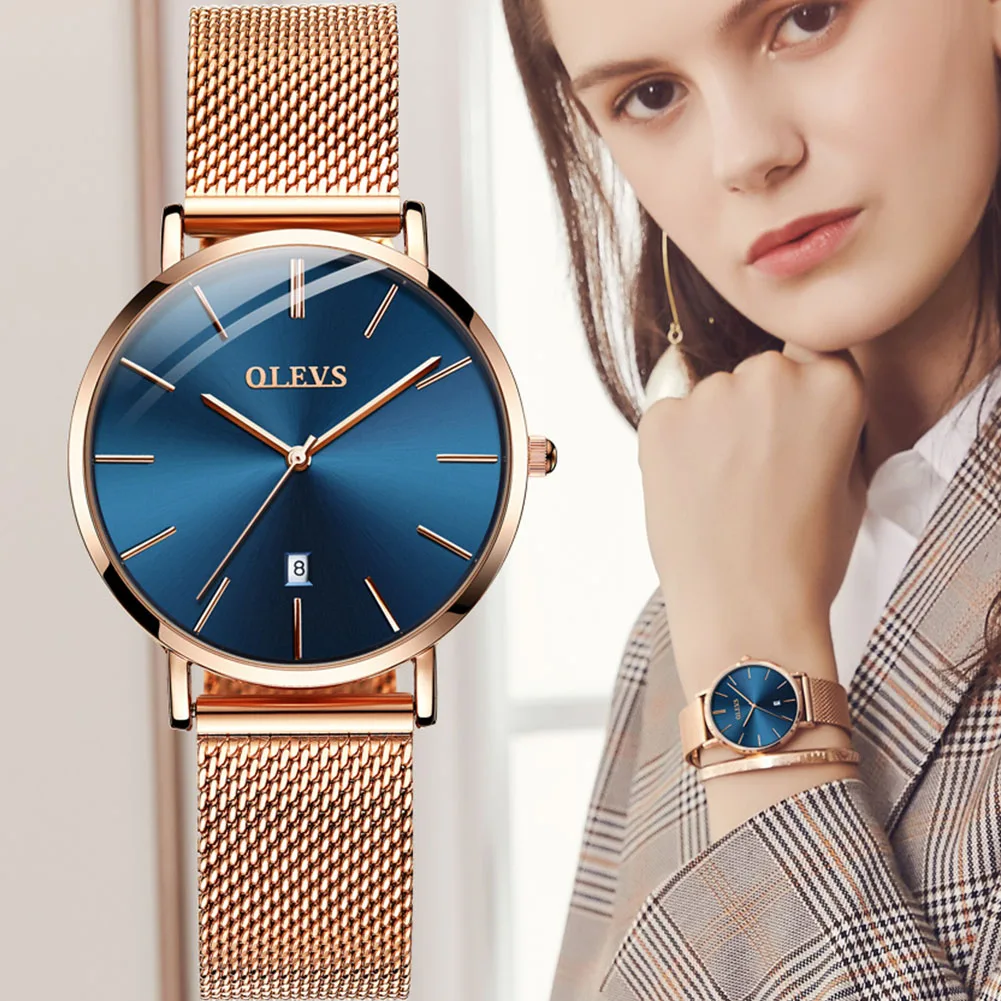 
Watches OEM Custom Your Brand Ladies Gold Luxury Fashion Watch Customized Waterproof Mesh Women Wholesale Bracelet Wristwatches 