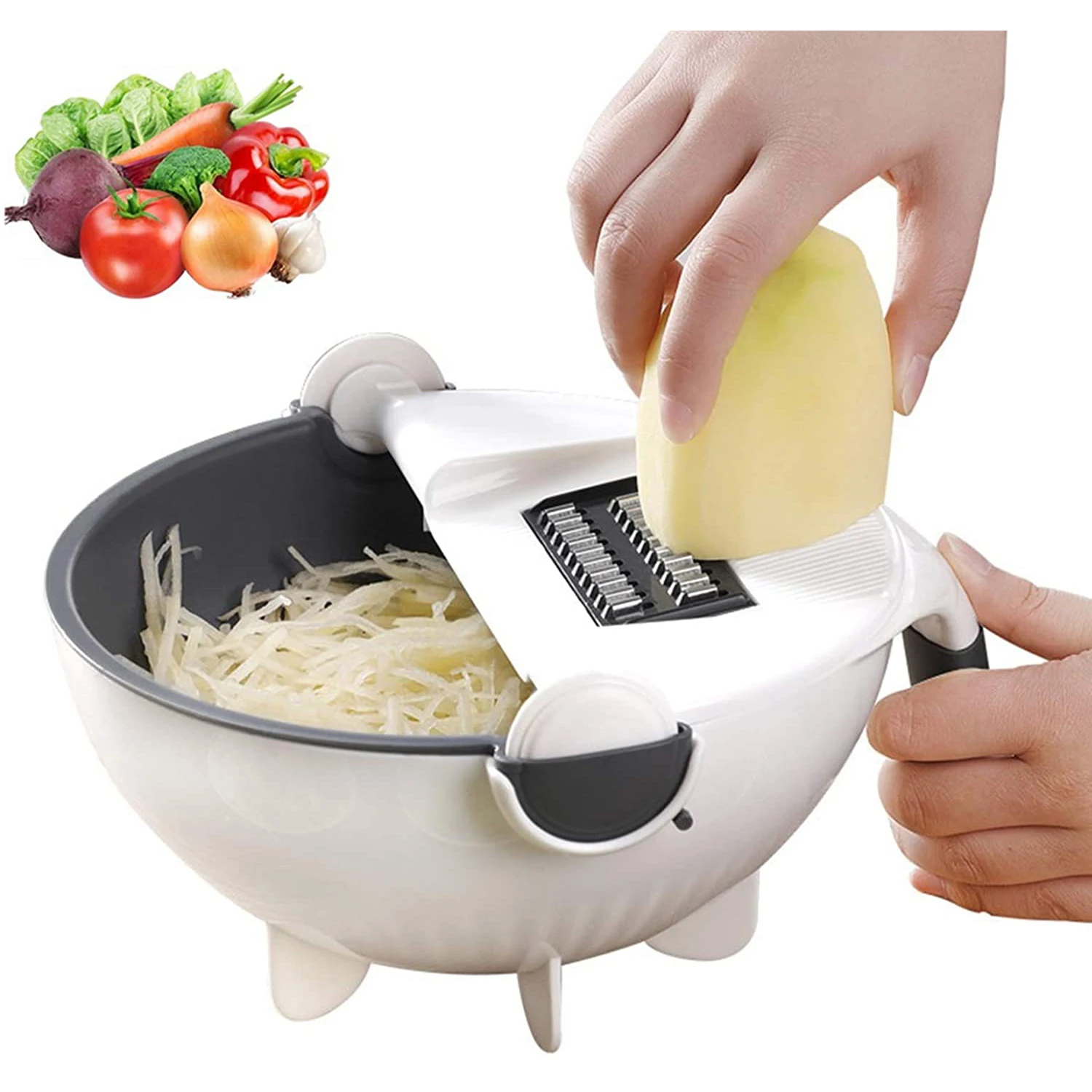 

Multifunctional Portable Plastic Kitchen Accessoris Tool Fruit Chopper Peeler Grater Shredder Set Vegetable Cutter