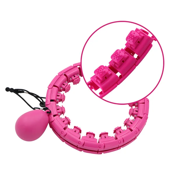 

Wholesale Fitness Gym Detachable Hula ring, Pink, purple,