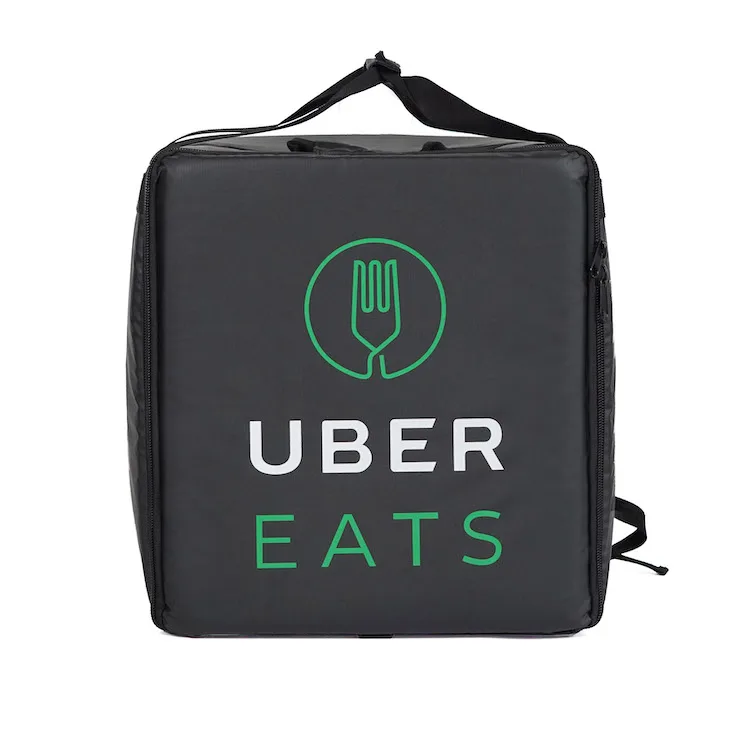 

Warm Thermal Pizza Insulated Custom Big Black Bags Waterproof Eat Backpack Food Delivery Bag Uber Eats app uber eat, Customized color acceptable