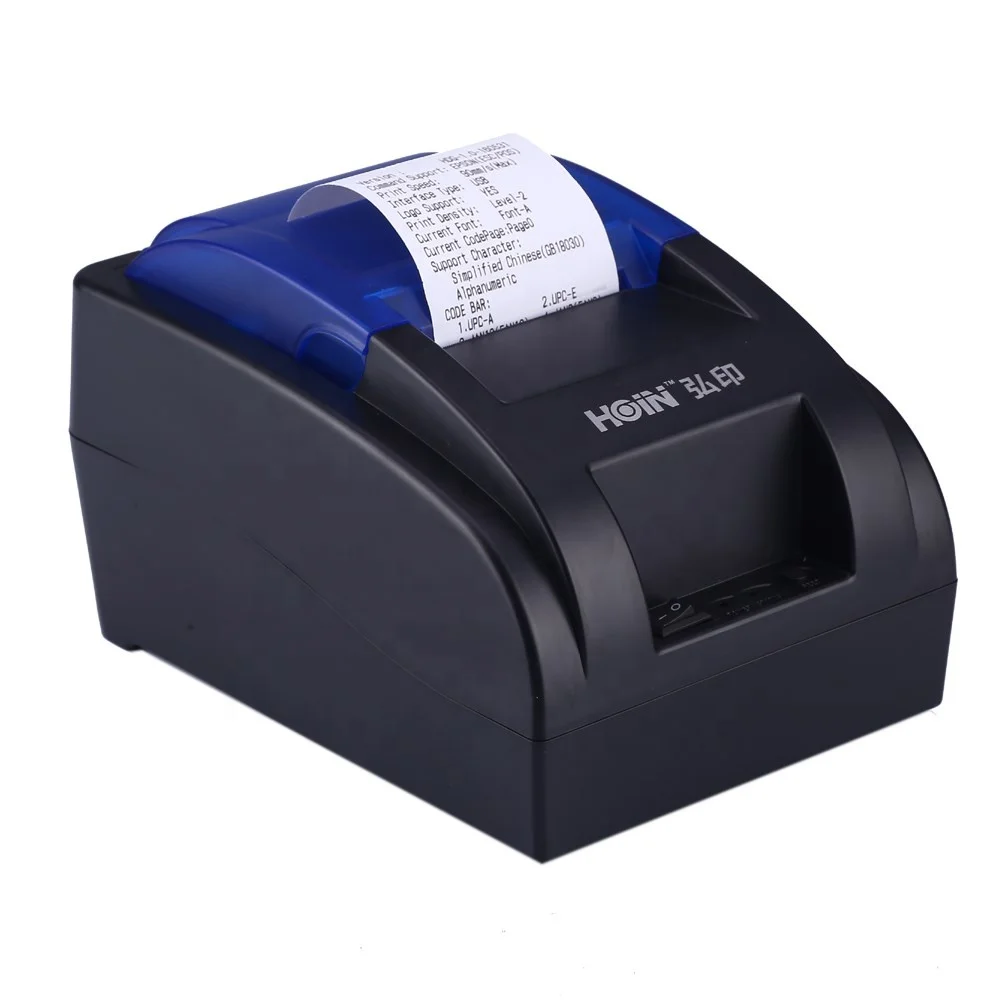 

Hot Sale 58mm thermal ticket printer H58 USB+Bluetooth Thermal barcode Printer