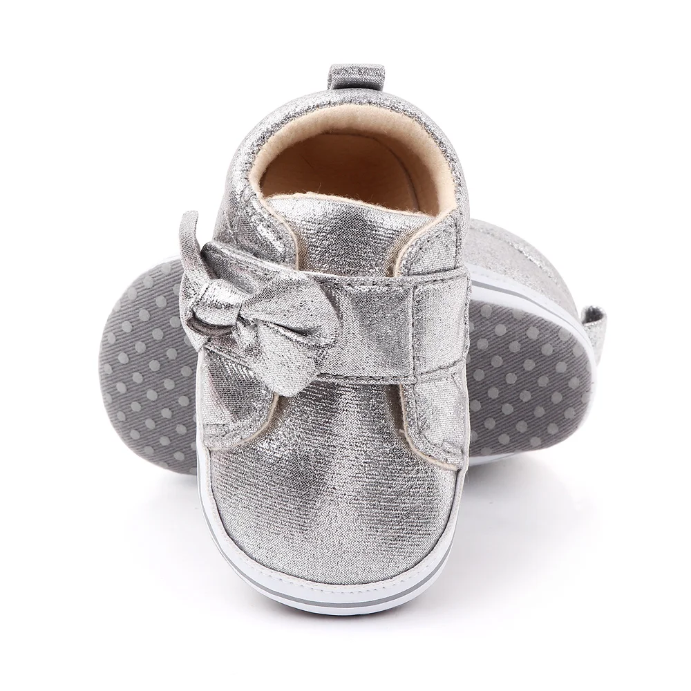 Soft sole baby shoes bow design newborn boy girl  toddler shoes in spring autumn details