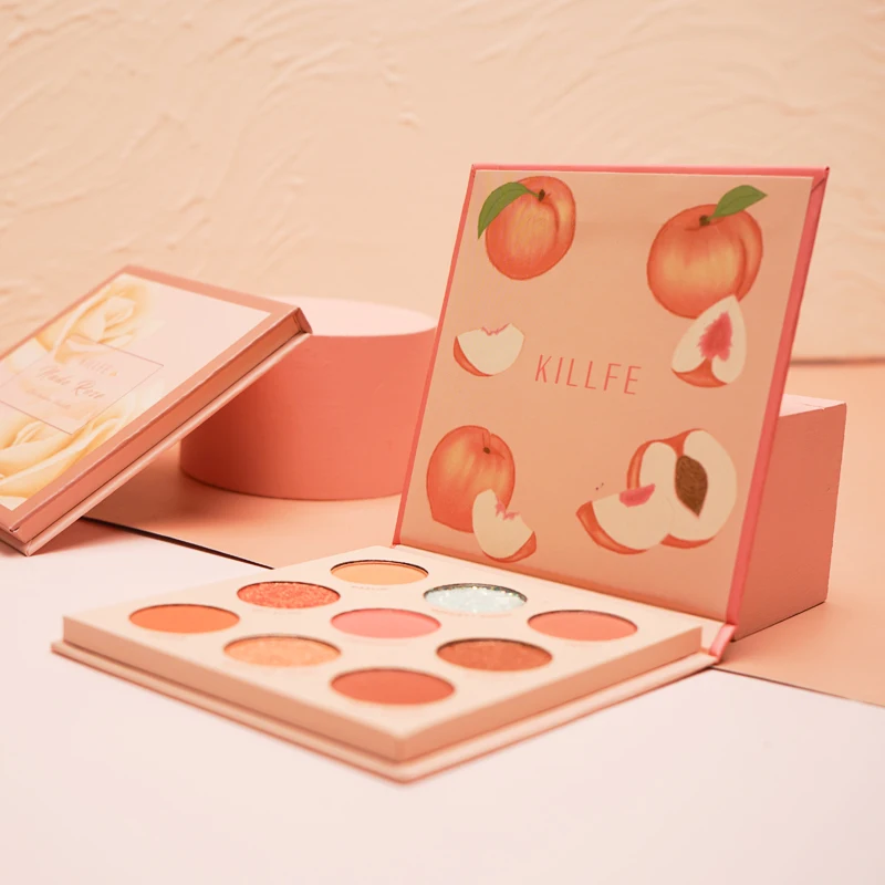 

9 pan eyeshadow palette and glitter eyeshadow powder for pallet eyeshadow