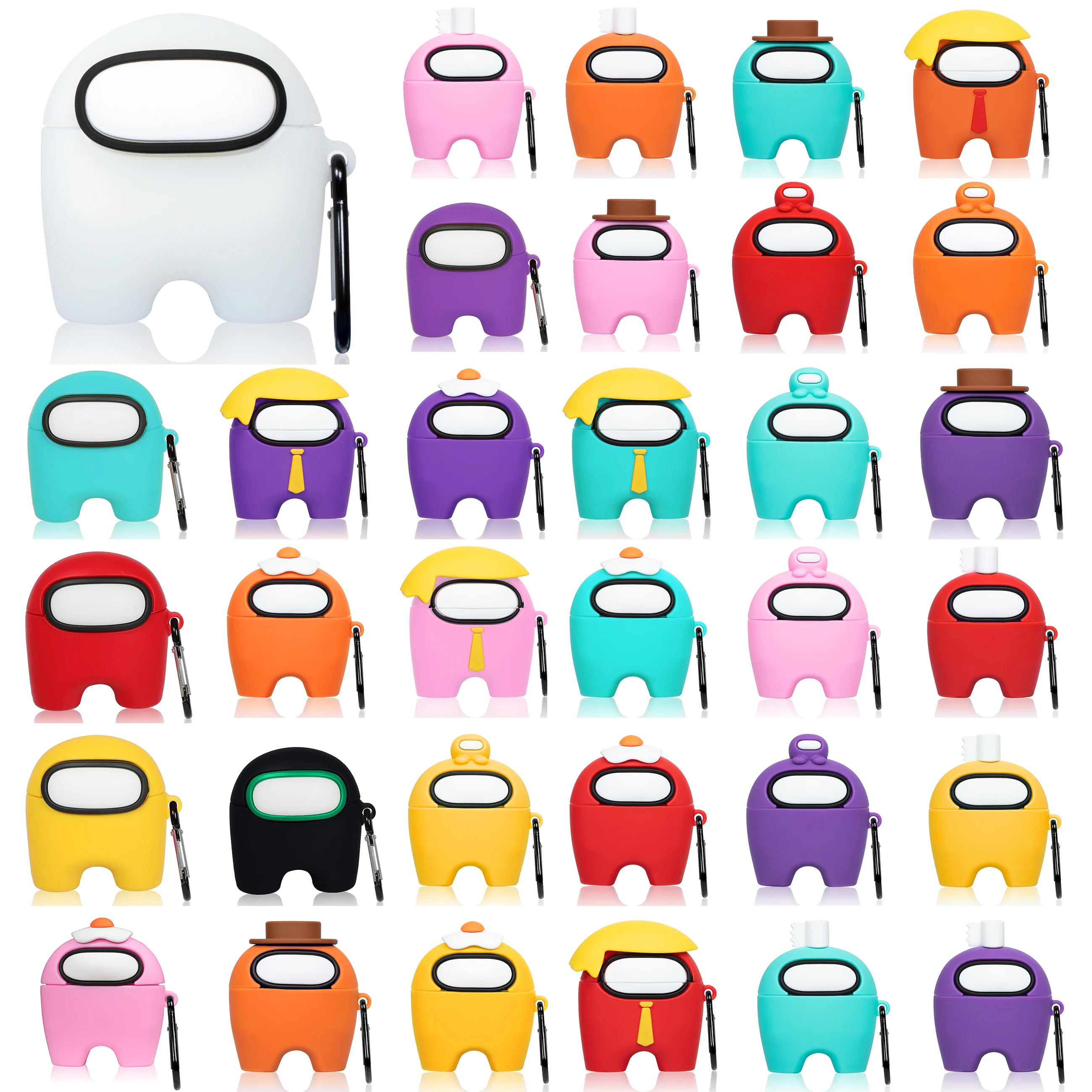 

Cute PVC Case for Airpods Pro Silicone Airpod Pro Case,for Airpods Pro Case Cartoon,Among Us Case for Airpods Pro, Multiple colors