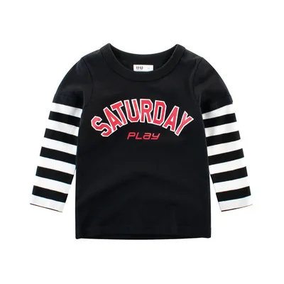

New Casual Design Kids Boys Wear Cotton Letter Baby T-Shirt Children Tshirt T
