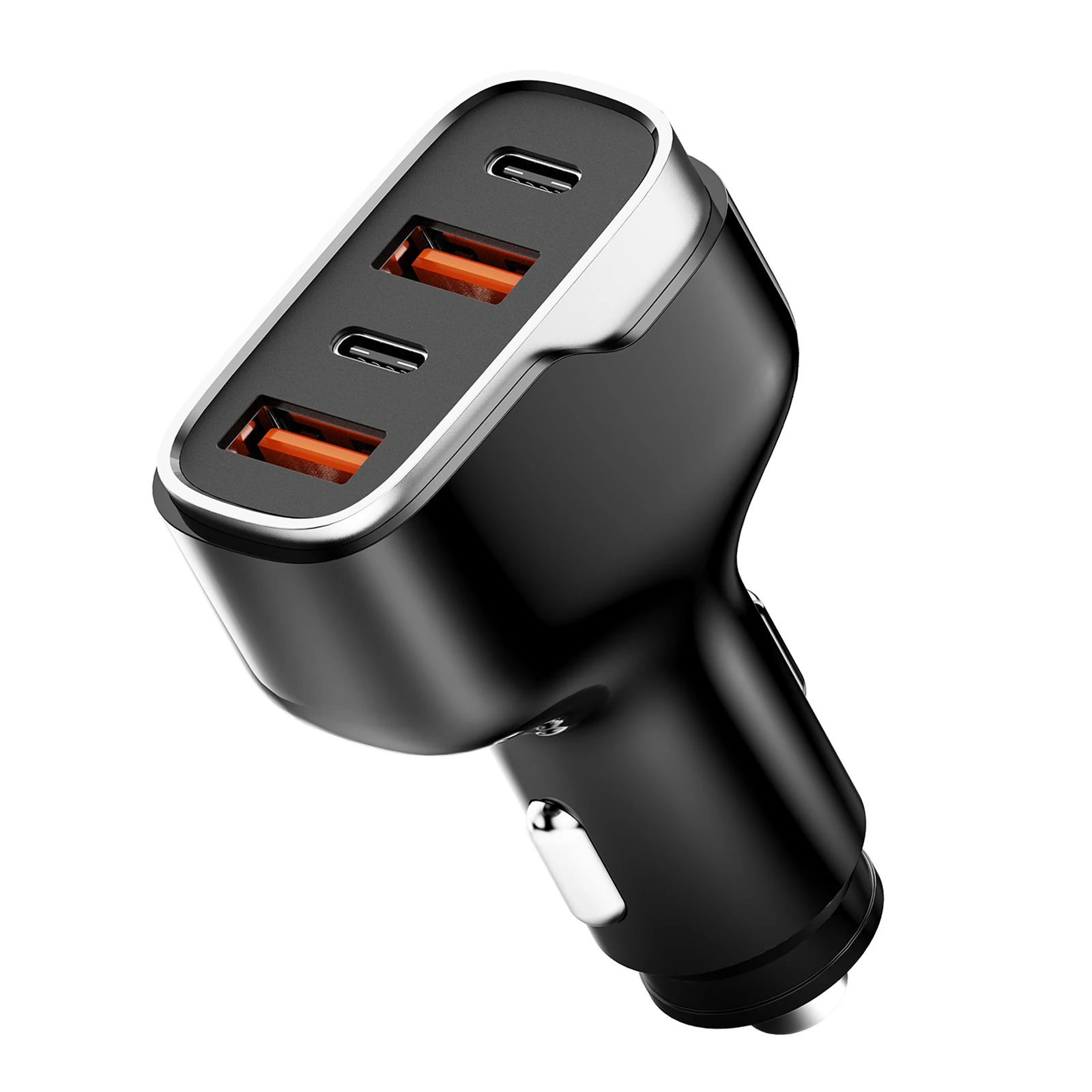 

40W Four Port Usb Car Charger QC3.0 Charging Adapter For Iphone Samsung Cell Phone Car Charger