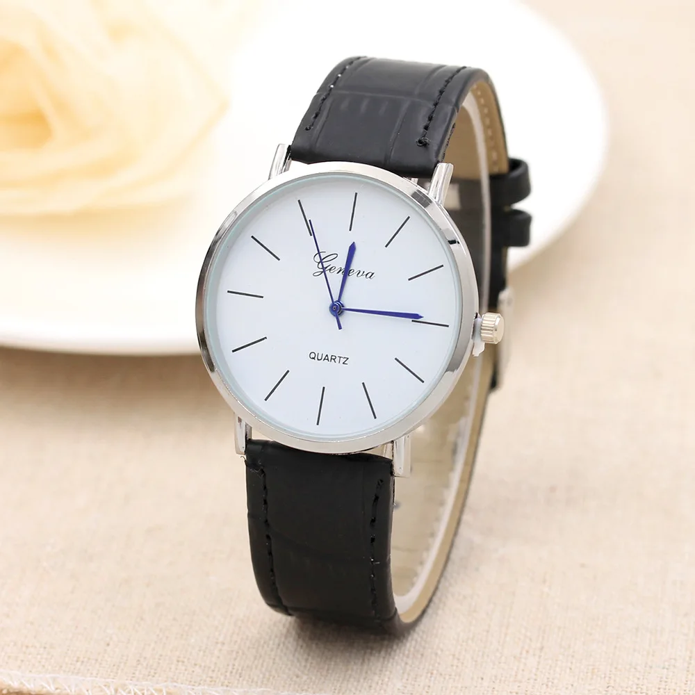 

2020 new leather watches fashion watch manufacturers wholesale, As pic