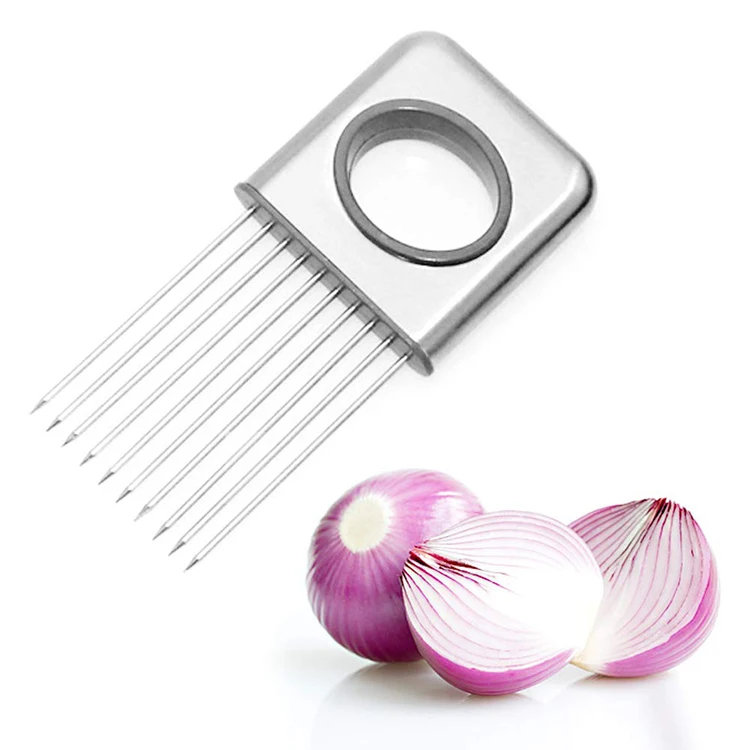 

Food grade stainless steel onion rack for meat cutting vegetables and tomato slice rack, Silver