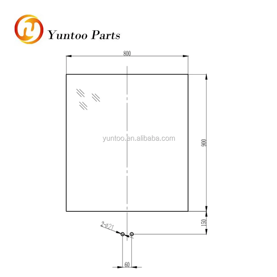 150w 24v Marine Wiper With Stainless Steel 316 Double Arm And Blade