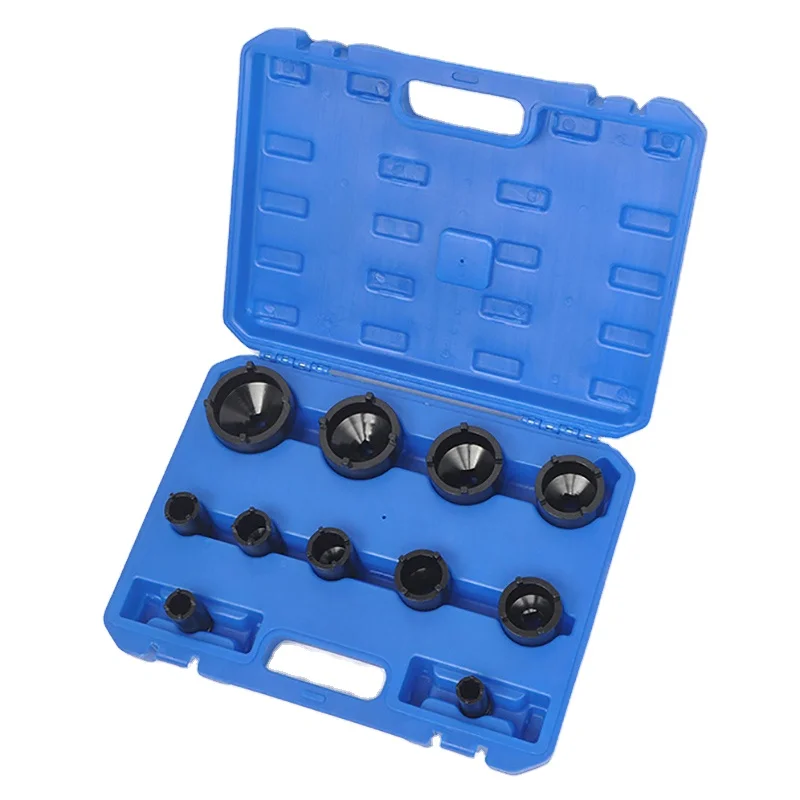 

Local stock in America! Winmax 11pcs special Socket Set 1/2" outside teeth 22-75mm for grooved nuts