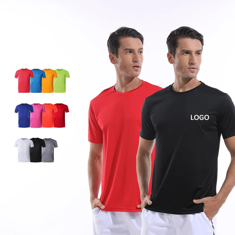 

plus size casual clothes gym plain tshirts blank fitted t-shirt, White,yellow,red,pink,black,orange,green,rose red,gray,blue,sky blue