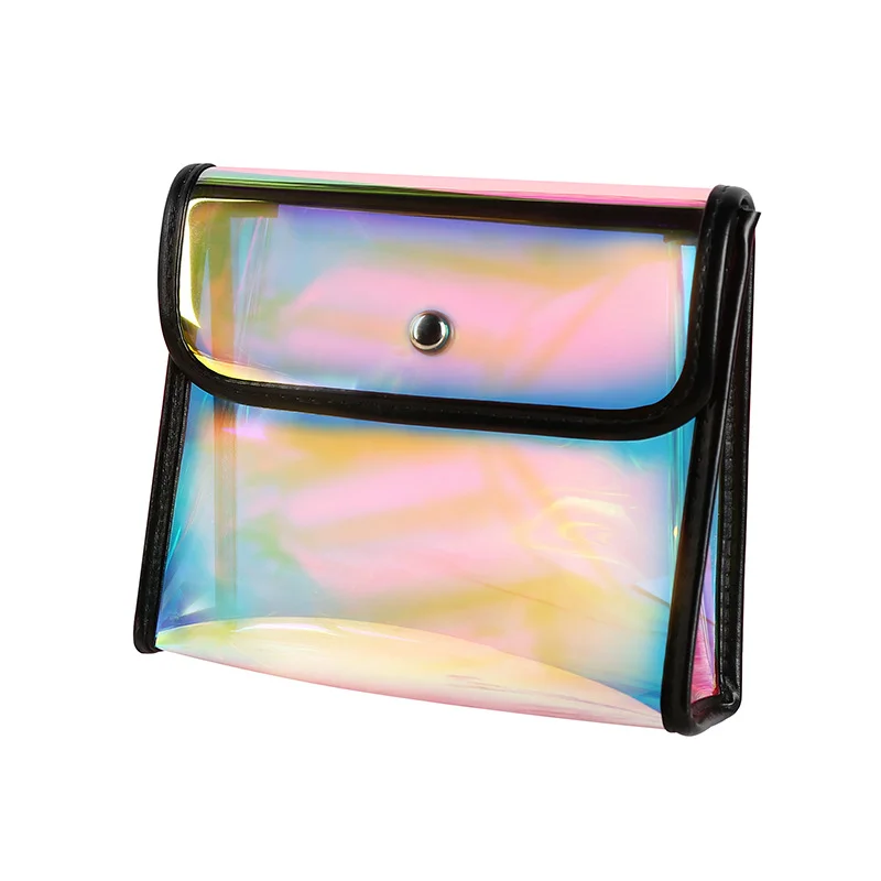 

2022 new thickened laser clear TPU portable travel waterproof storage cosmetic bag