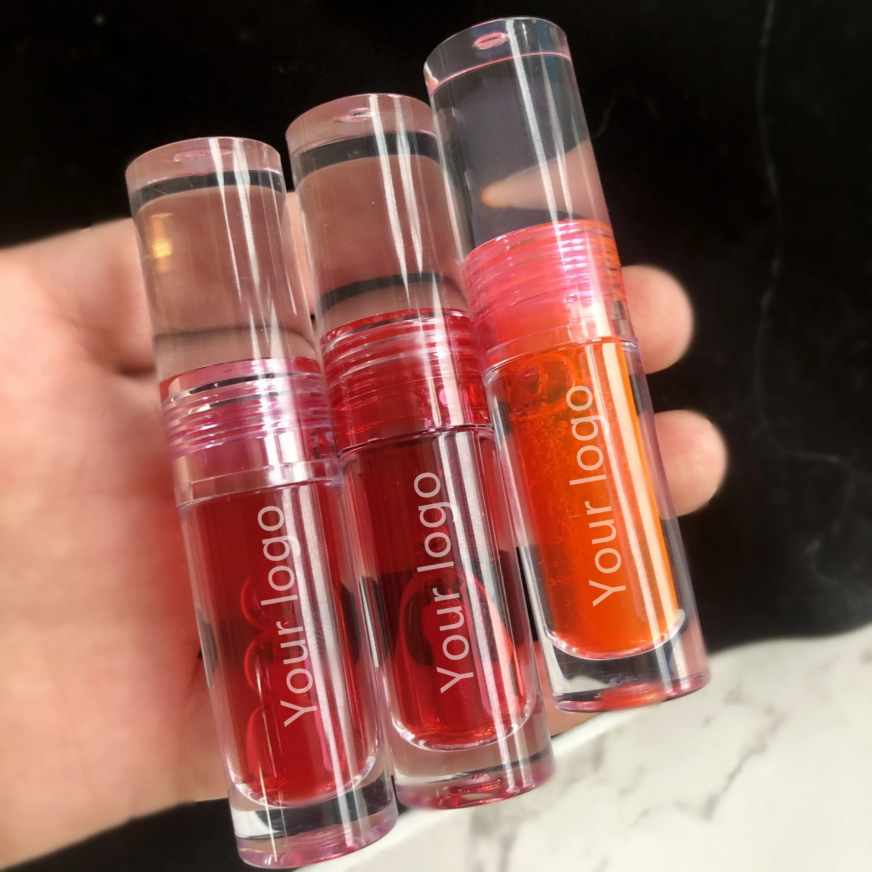 Wholesale Private Label Mineral Waterproof Lip and Cheek Tint Gloss with Lasting One Week Color