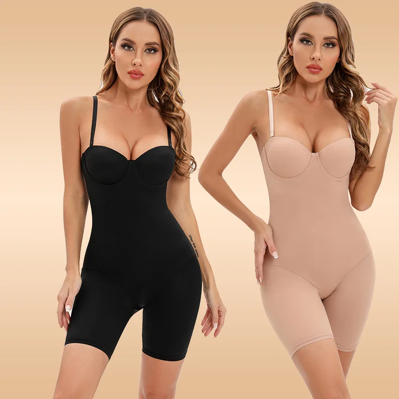 

Wholesale High Quality Full Body Shaper Body Shapers Columbian Fajas Colombianas Seamless Shapewear Women Jumpsuits, Black,nude,white