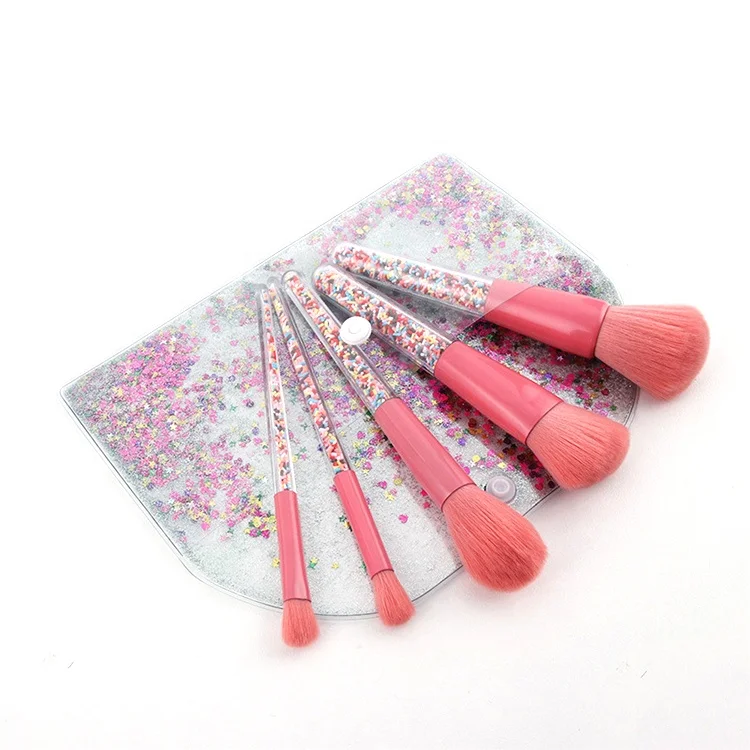 

Crystal Handle Cat Paw Shijiazhuang Makeup Brushes Set pro art And Jewelry Box Golden Transparent Makeup Brush Candy Makeup Brus, Pink