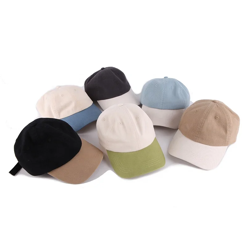 

Custom 6 Panel 100% Cotton Plain Baseball Cap Men Fashion Blank Unstructured Adjustable Dad Hat