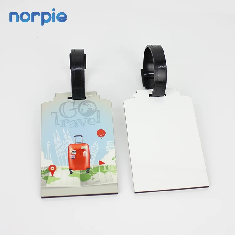 

Wholesale High Quality Sublimation MDF Blank Luggage Tags, White