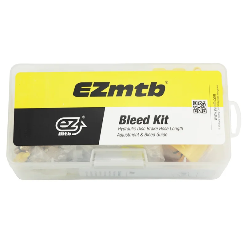 

EZmt Bicycle Hydraulic Disc Brake change oil bleed Tool bictcle tool Kit bike brake repair tool, Yellow+white