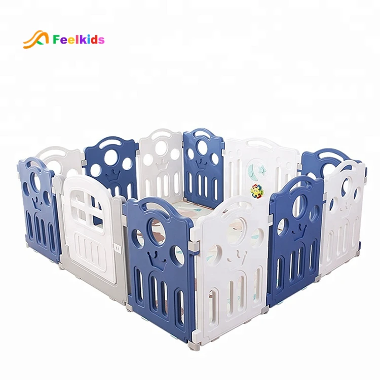 Feelkids Luxury Plastic Baby Playpen for Kids-Contemporary Design Bedroom & Living Room Use Safety Certified manufacture