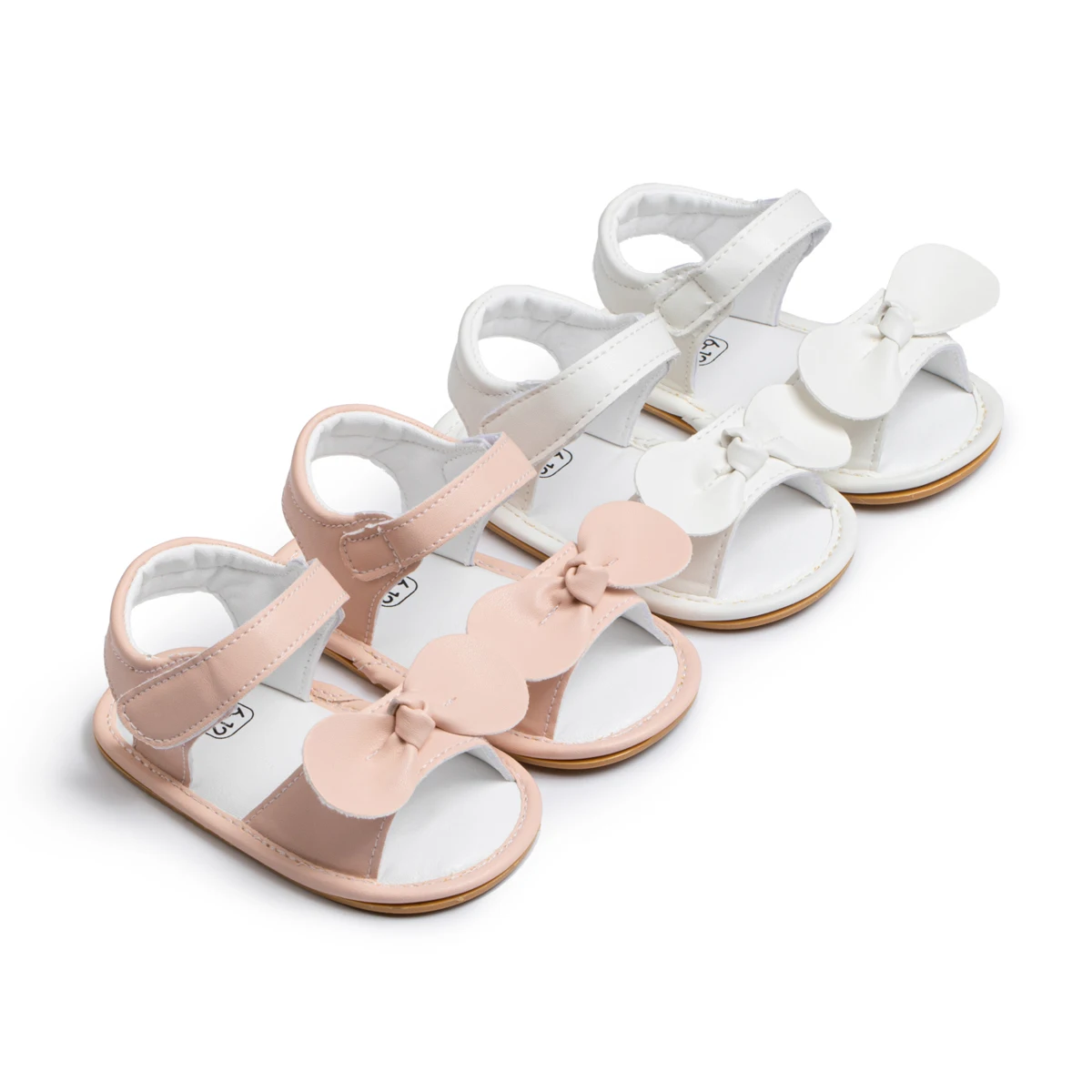 

Special Price Promotion Baby Girl Bowknot Summer Outdoor lovely Hook&Loop Anti-Slip Rubber Sole Newborn Sandal slippers