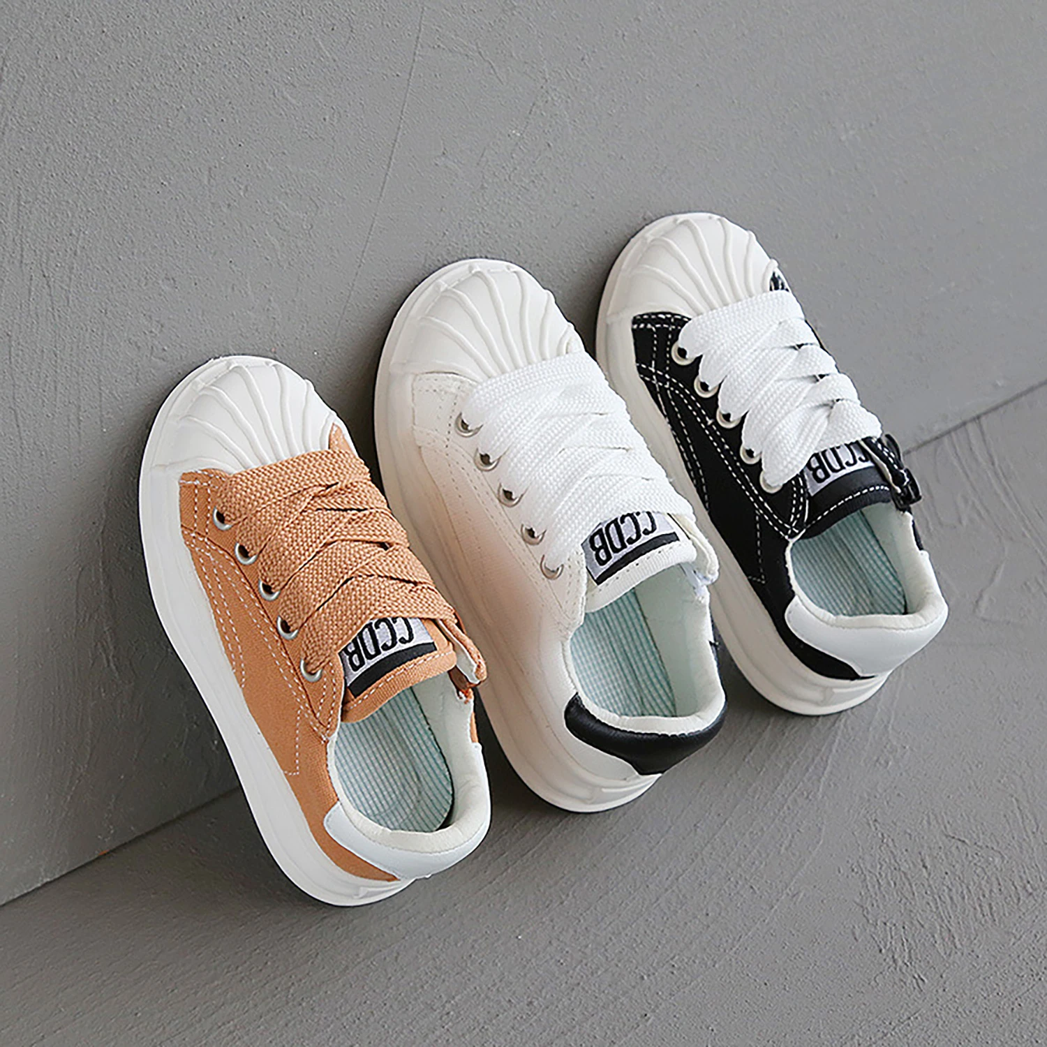 

2021 Factory Shoes For Girls Boys Rubber Non-slip Autumn Canvas Shoes Children's Casual Shoes, Optional