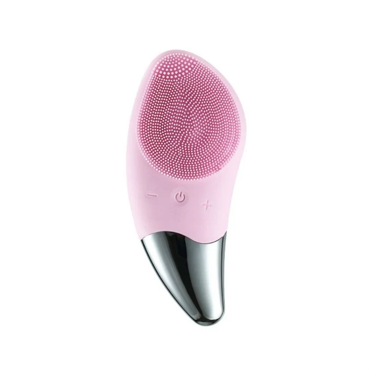 

Mini Portable Waterproof Sonic Face Cleansing Washing Machine Massage Brush Electric Silicone Facial Cleanser Brush