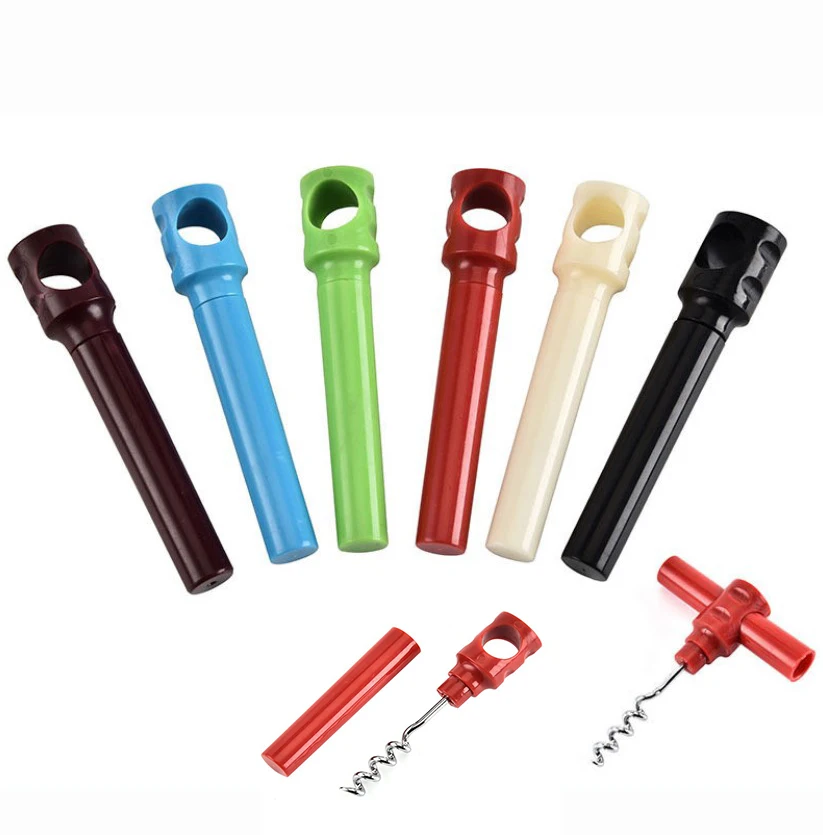 

Custom/Wholesale Plastic Portable Corkscrew for Red Wine Bottle