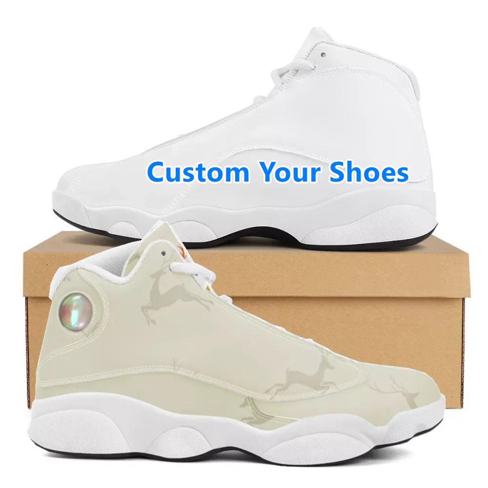 

FORUDESIGNS Fast Delivery High Quality No MOQ Leather Blank Custom Unisex High Top Basketball Sport Shoes Printing Logo Sneakers