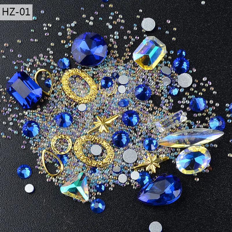 

Nail Rhinestones 3D Shaped Diamond Crystal Glass Rhinestones Nail Wholesale Factory Supply Art Beauty Nail, Picture showed