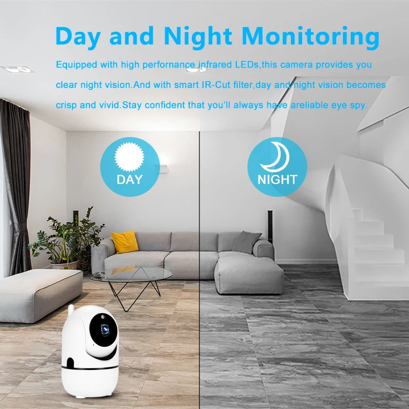 
2020 Baby Monitor Camera Wireless Wifi Smart Home Security Camera 