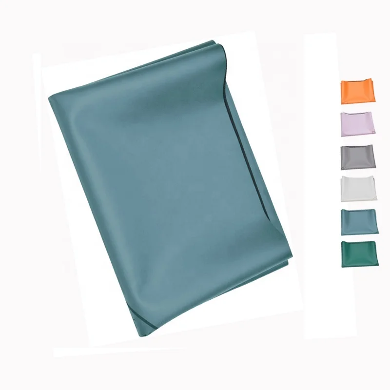 

pool smooth high quality blank lightweight new natural Rubber PU art sports Fitness Wholesale gym travel size folding Yoga mat