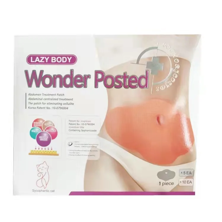 

Wholesale Lazy weight loss Slimming stickers Slim Patch Burning Fat Patch Hot Body Shaping Belly Pad, As picture show
