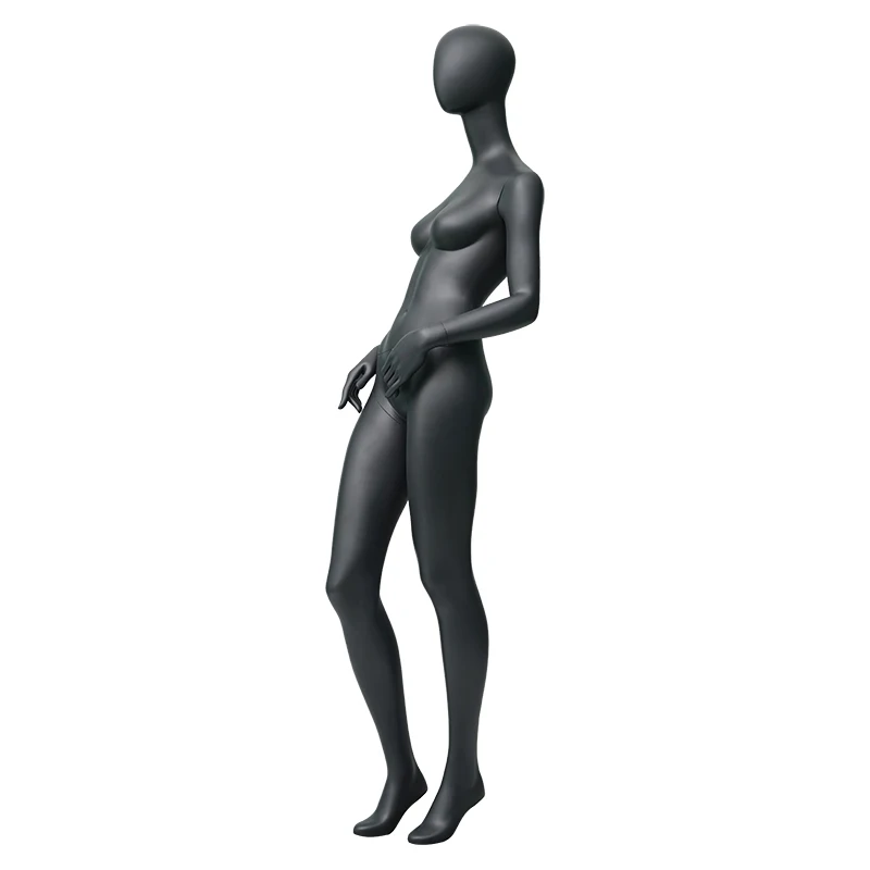 
Fashion pose female mannequin black foam full body mannequin women for clothes display 