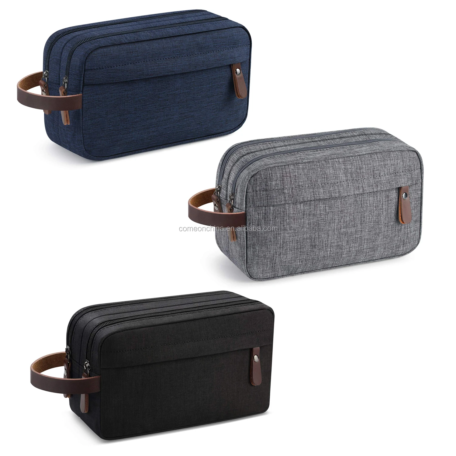 Oem Travel Men Toiletry Bag Hanging Dopp Kit Water Resistant Mens
