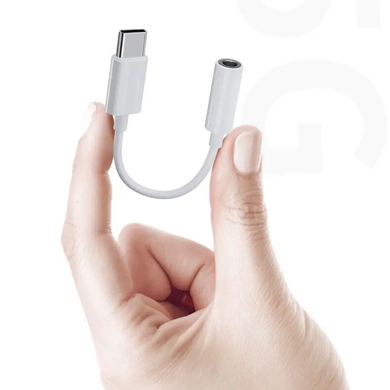 

Free shipping USB-C to 3.5mm headphone jack adapter, White