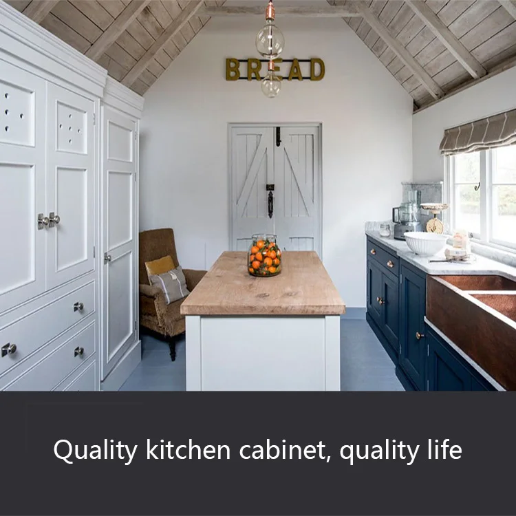 Eco-friendly Custom Good Price Grey Mdf Kitchen Cabinet Design