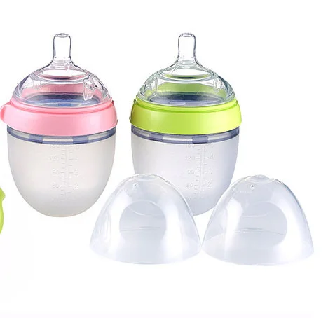 

150ml Baby Product of all types Baby feeding bottle Professional BPA Free Baby sippy cup sillicone, Green,pink